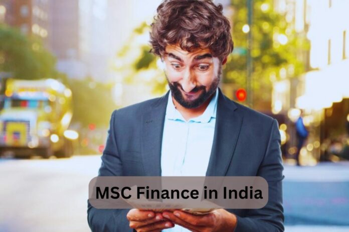 MSC Finance in India